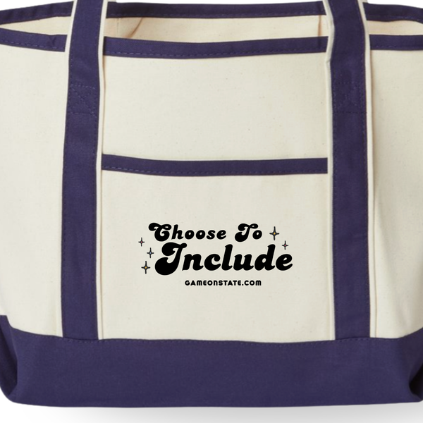“Choose to Include” Canvas Tote – 20L