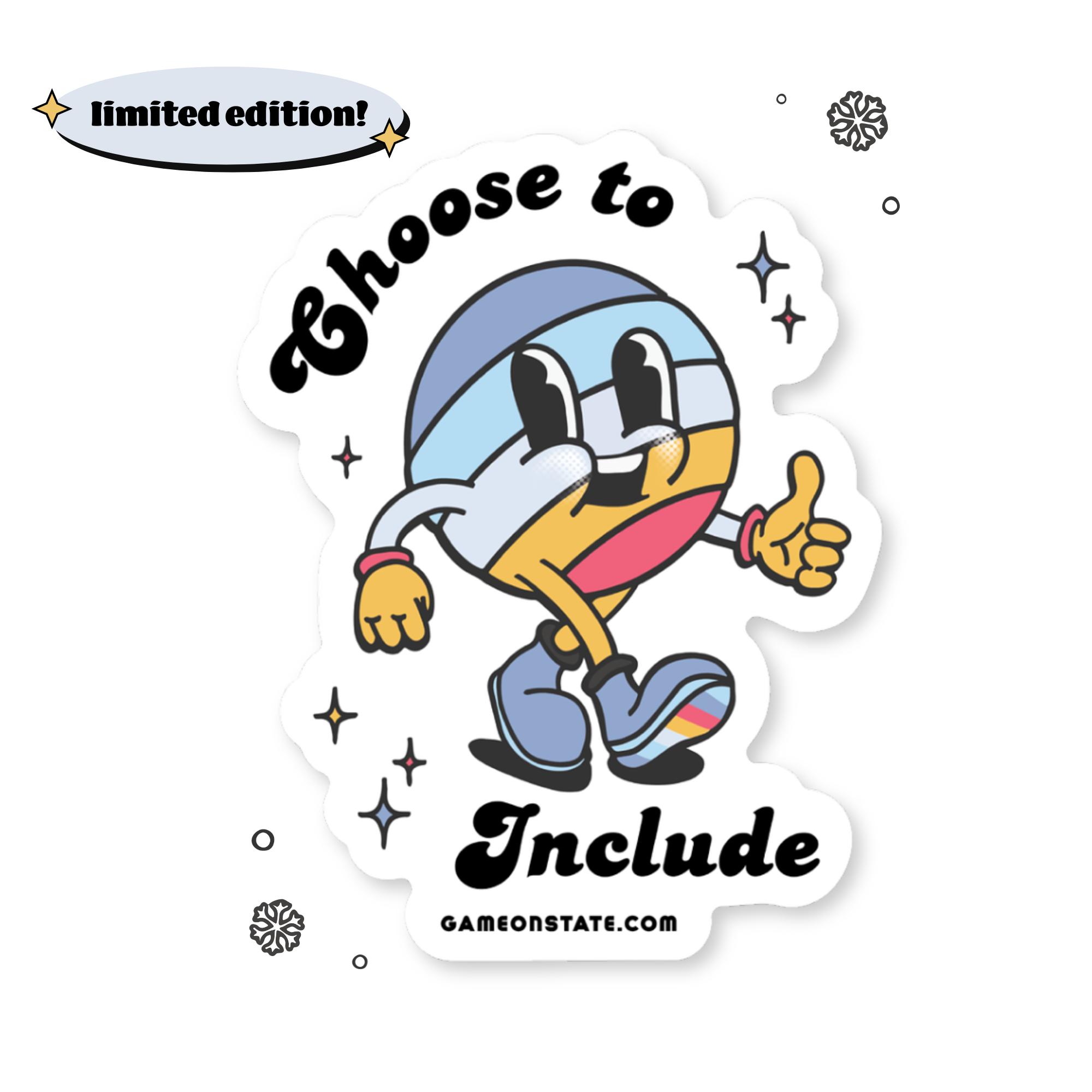 Goober “Choose to Include” Sticker