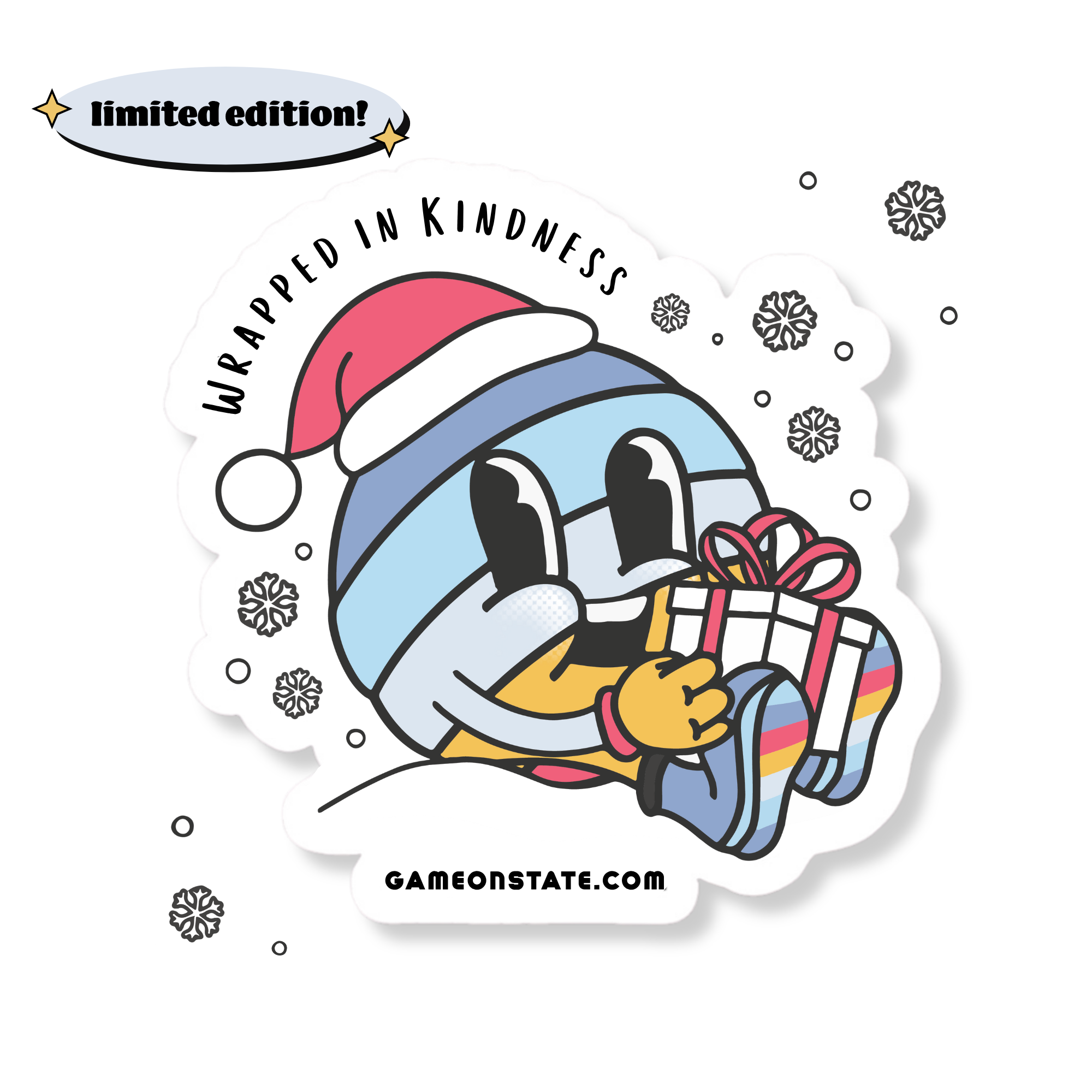 Goober Santa Sticker