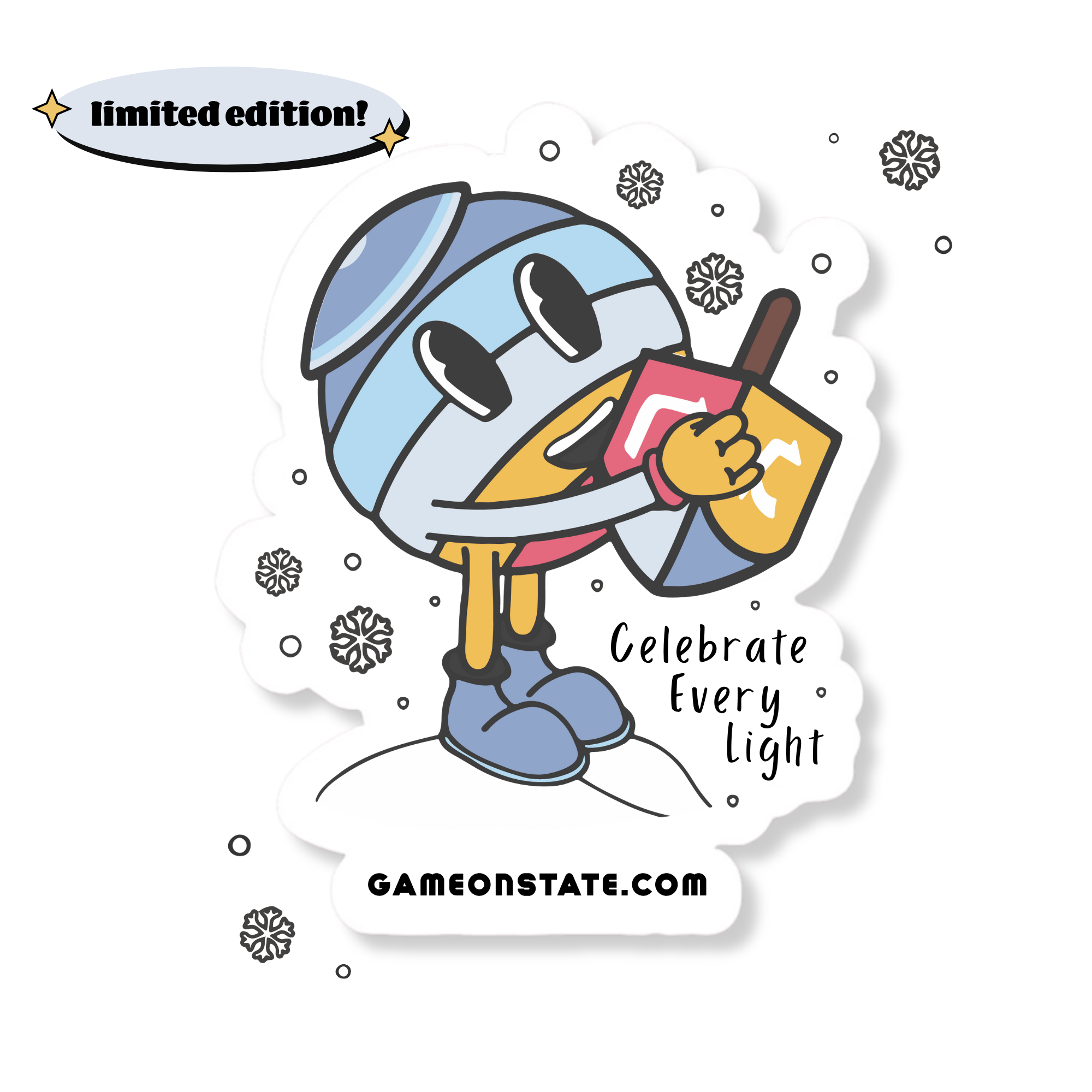 Goober Hanukkah Sticker