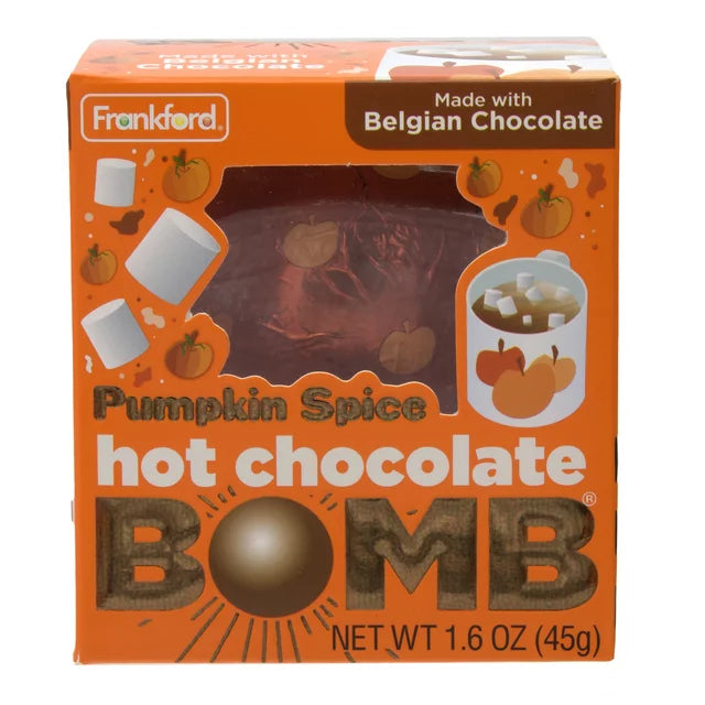 Pumpkin Spice Hot Chocolate Bomb