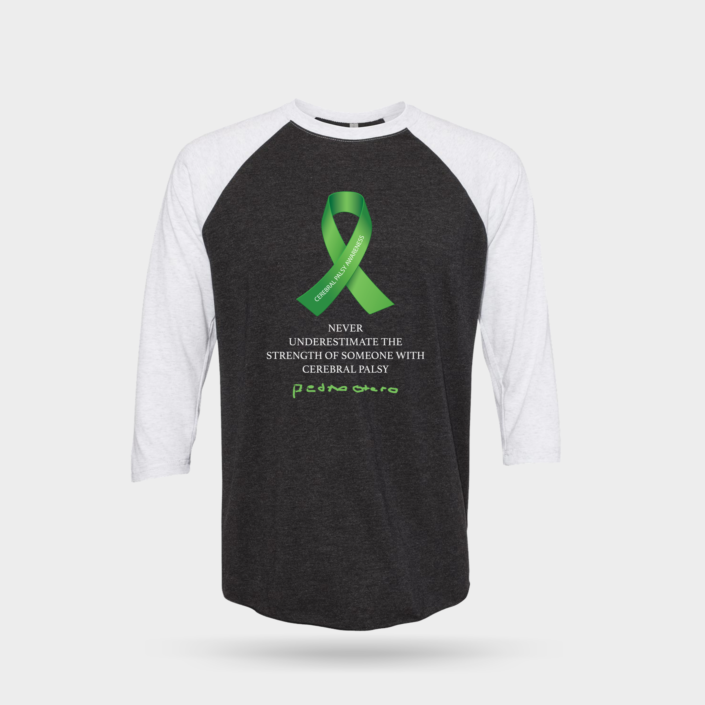 Cerebral Palsy Awareness Shirt- Made with love by Pedro
