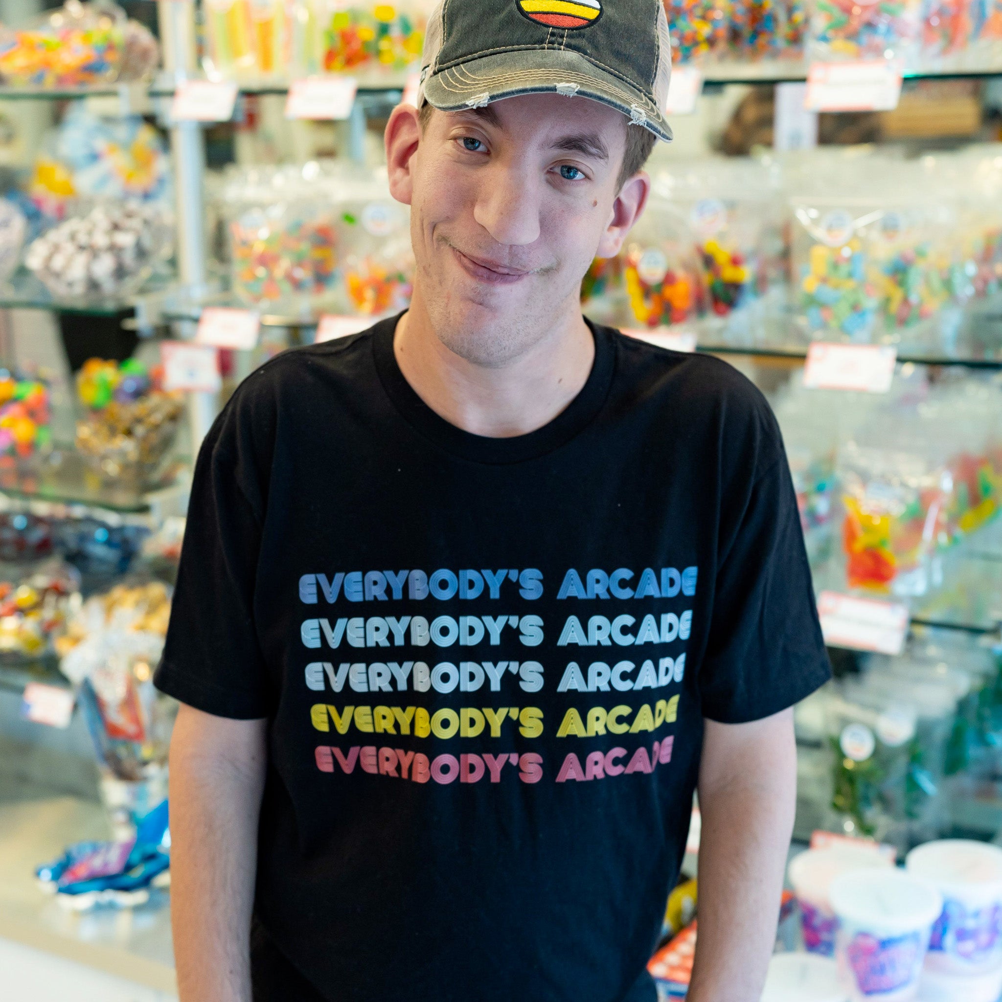 Adult Tee Shirt - Everybody's Arcade