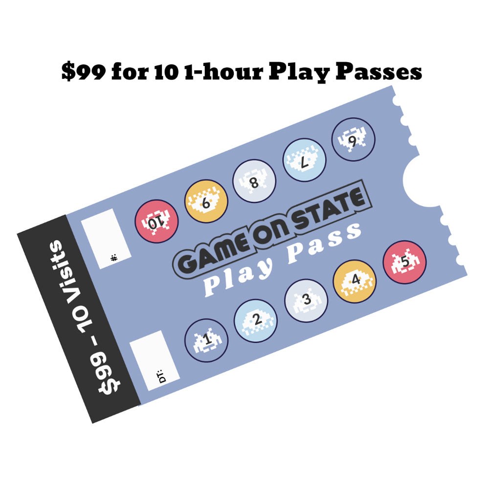 10 Visit Arcade Play Pass ($125 Value)